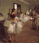 Edgar Degas Dance class Spain oil painting artist